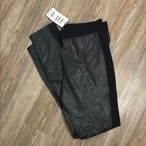 Black Faux Leather Leggings